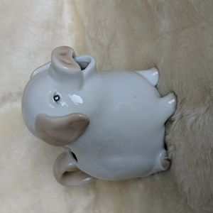 Gorgeous Porcelain Pig Creamer, Vase, Pitcher made in Japan